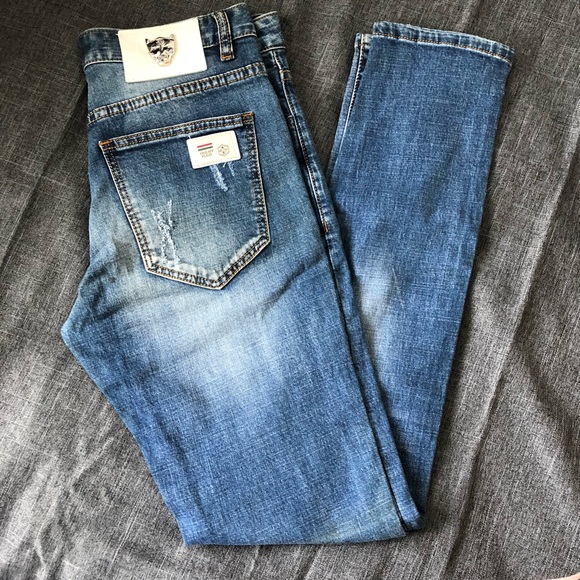 philipp plein jeans illegal fight club straight cut